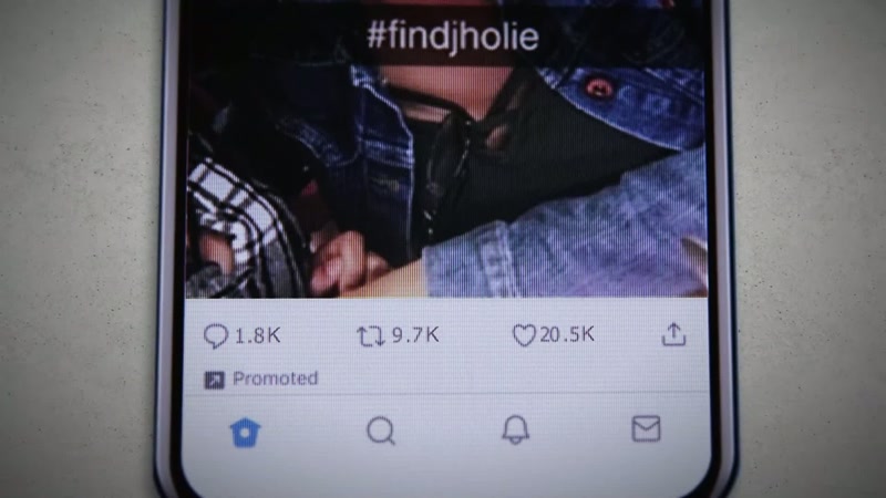 Hashtag findjholie goes viral