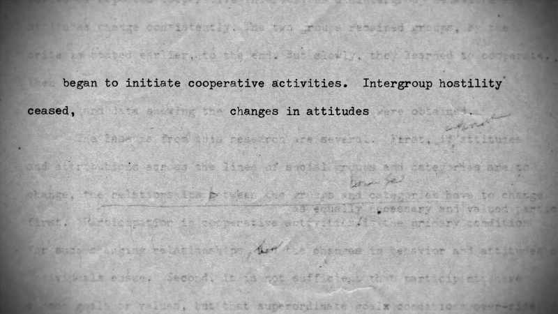 Haslam: THE EMERGENCE OF THOSE INTERDEPENDENT GOALS
