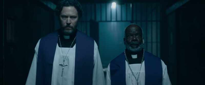 [Haunting music playing] - [Growls]