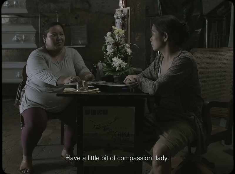 Have a little bit of compassion, lady