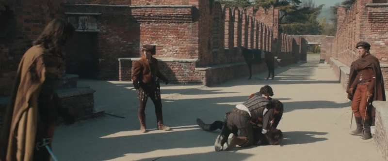 Have courage man The wound cannot be much