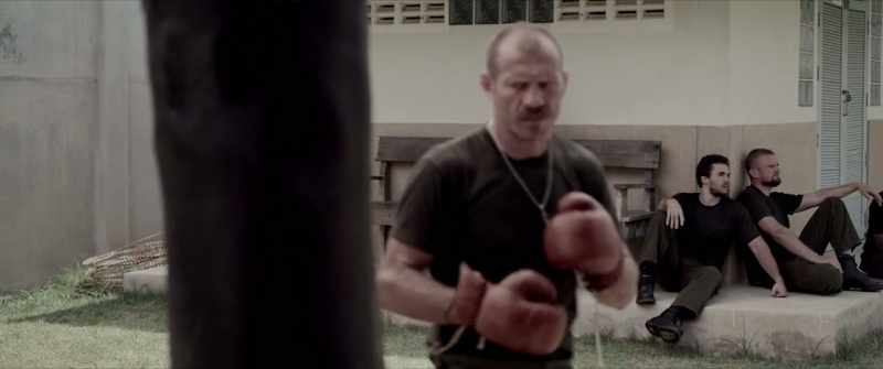 Have you ever been in the ring? -[punching bag thuds]