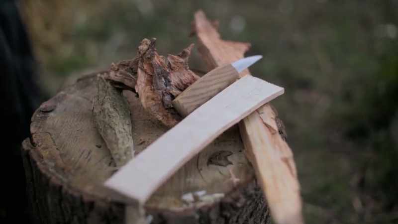 Have you ever carved or whittled a spoon before? -- No