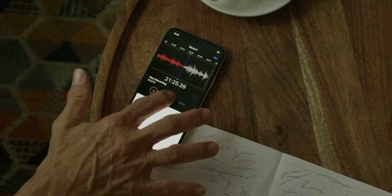 Have you got a few minutes? -(phone beeps)