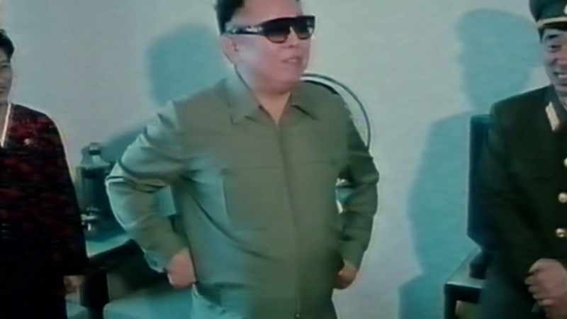 He had a big belly, so he always wore a jacket to hide it
