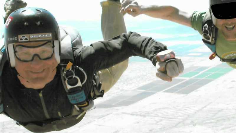 He was a bomb technician, freefall jumper