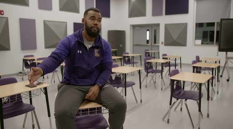 He has a future in athletics and academics