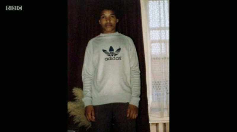 He had a great big afro, and it was just wiry and
