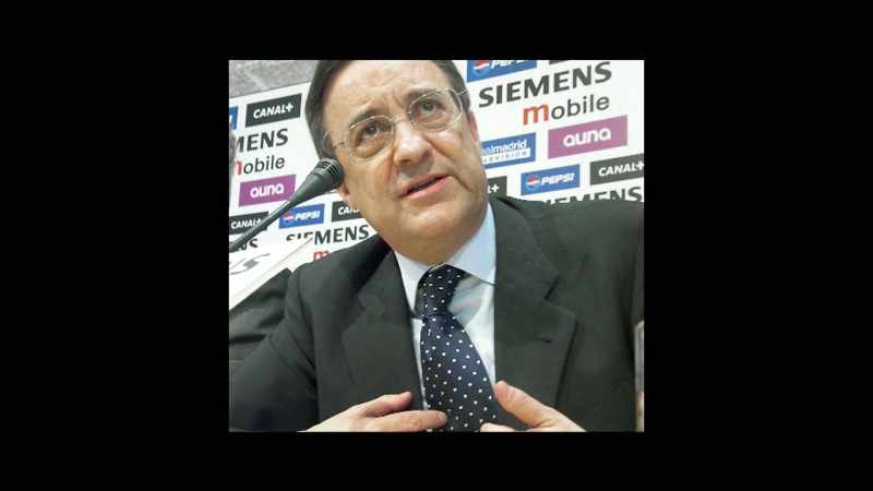 He had a really tough confrontation with Florentino Pérez