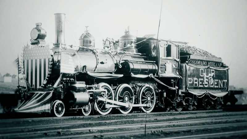 He had a seven car special train