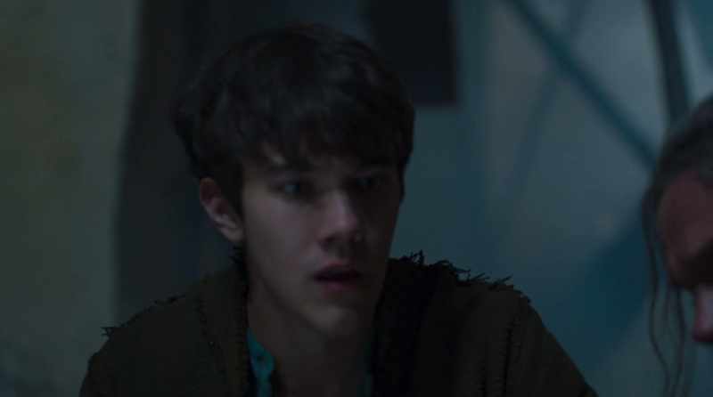 He had a staff and he stung his face!