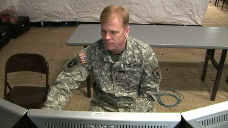 He was a, um, liaison officer