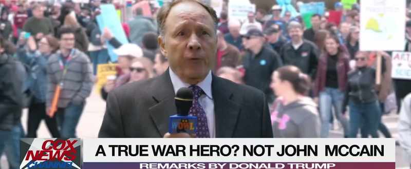 He was a war hero because he was captured