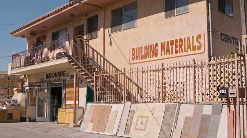He was able to identify the building
