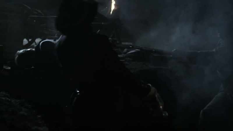 He is able to kill that particular soldier