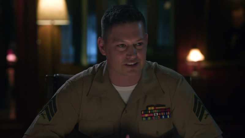 He already had obviously been to Iraq, you know, he's a sergeant