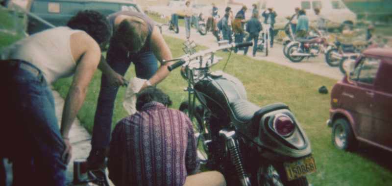 He also had a really big chopper