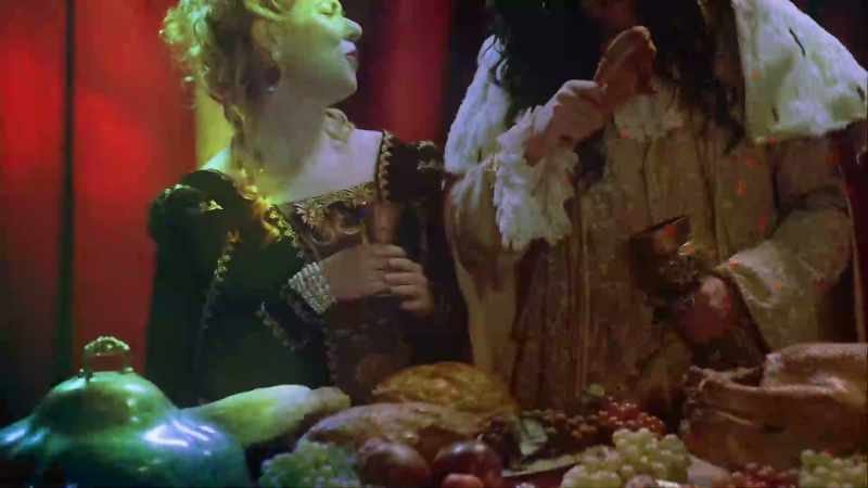 He also is consuming delicacies left and right
