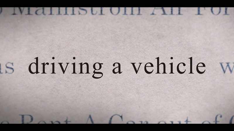 He was arrested because the car that he was driving