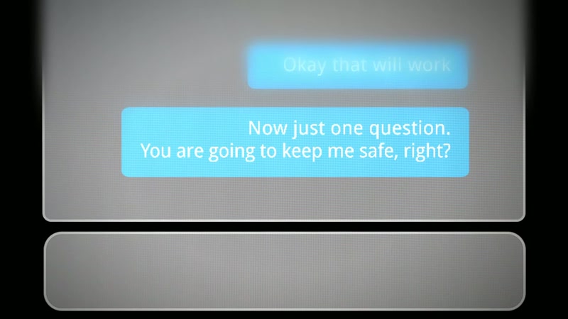 He asked, 