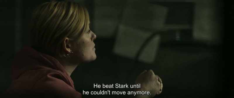 He beat Stark until he couldn't move anymore