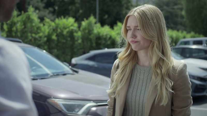 He was behind Riley, claims he saw her driving erratically