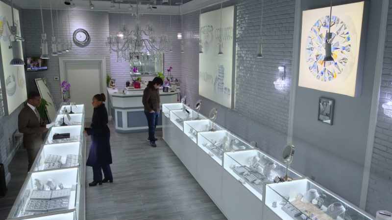 He bought 25 half-carat synthetics