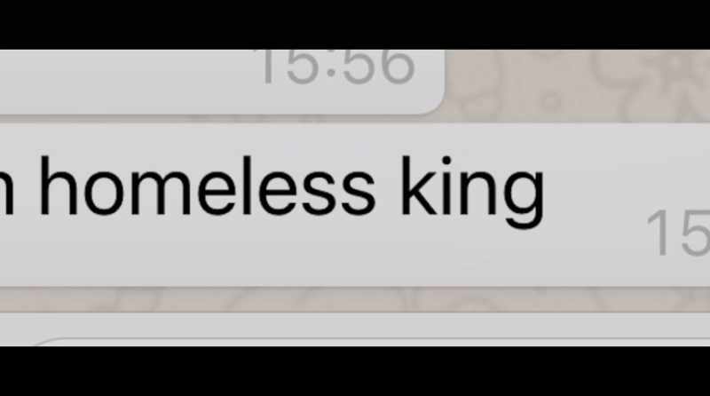 He even called himself 