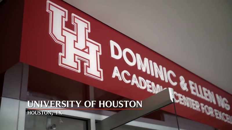 He came over to Houston, Texas to go to college