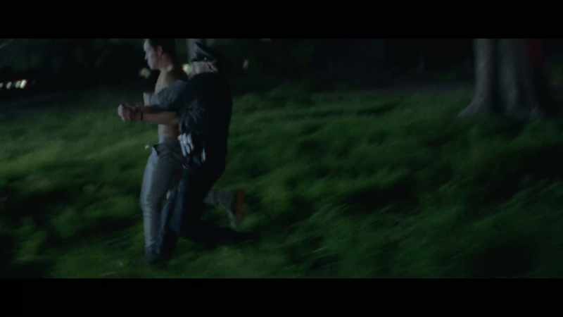 He can see that he's handcuffed and doesn't have a weapon