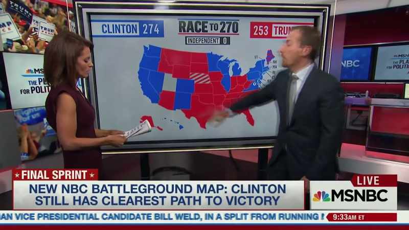He can win Arizona and still be short. He can win Utah