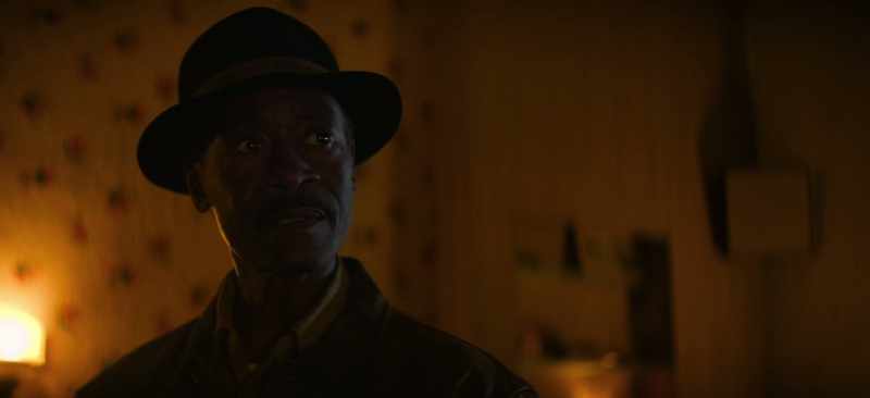 He can't come in here? What is he, white? [scoffs]