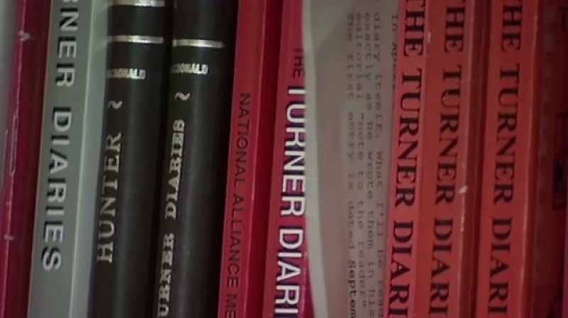 He carried the turner diaries around