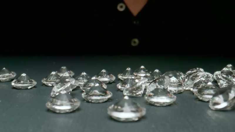 He chooses diamonds specifically