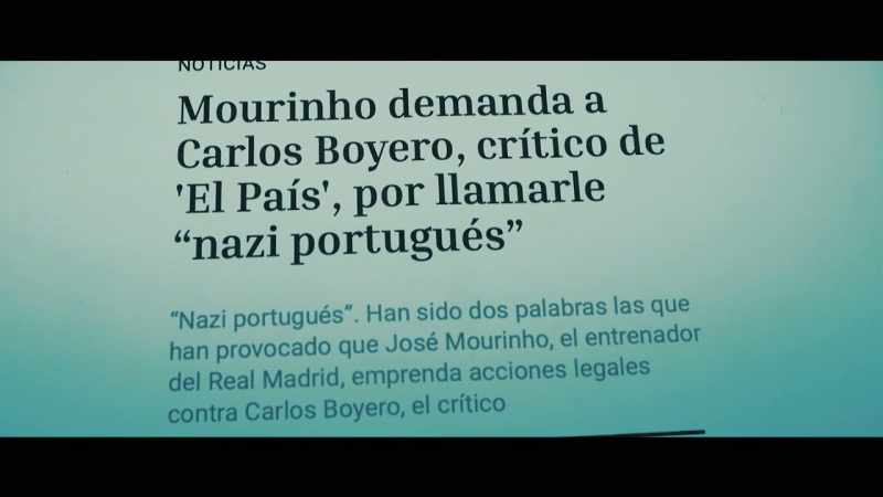 He clashed with José Mourinho