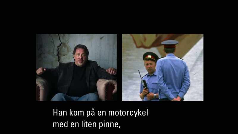 He come with the motorcycle