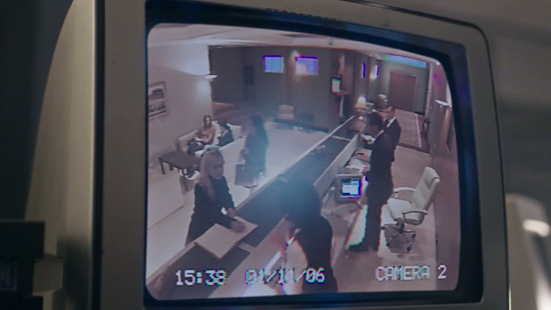 He comes from here, the Pine Bar, and makes a call at 15:38