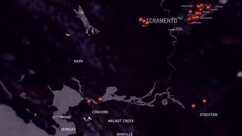 HE COMMITTED 50 ATTACKS IN NORTHERN CALIFORNIA