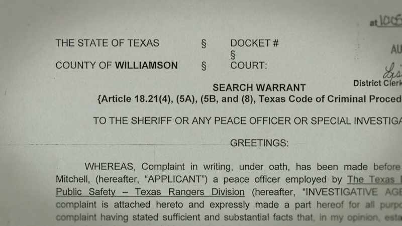 He could have requested that search warrant earlier