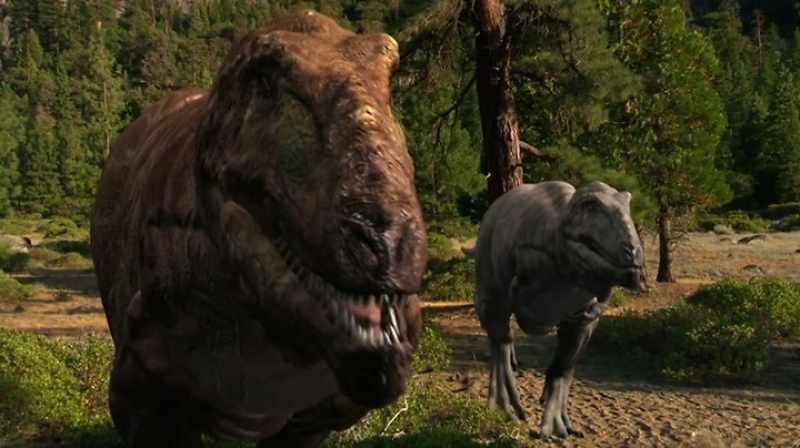 HE COULD REACH OUT AND JUST GRAB A DINOSAUR