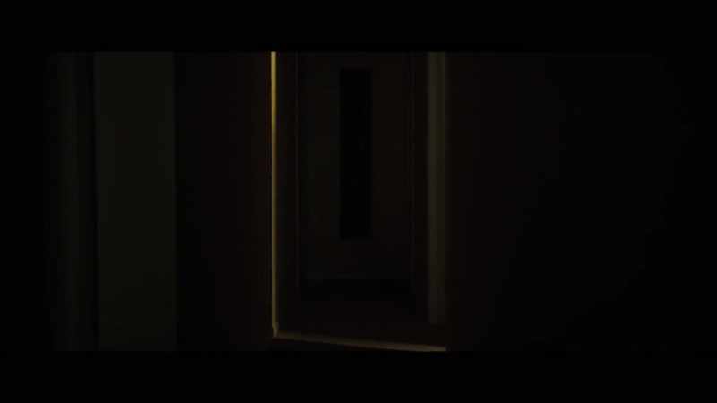 He could tell that there was a light that switched on
