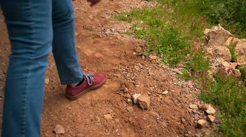 He decided to throw a stone into the cave