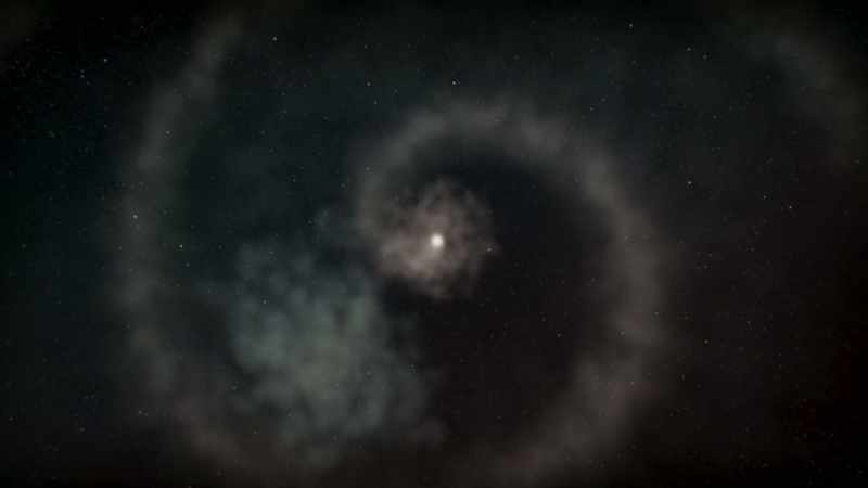 He deduced that they were formed when a vast cloud of