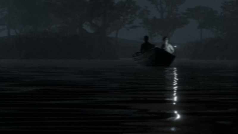 He described how he was on a night river patrol