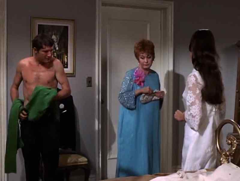 He didn't bring pajamas, huh?