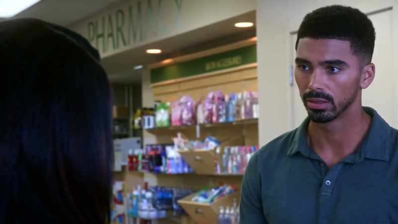 He didn't know I was there, and--look--I saw him, Sharon
