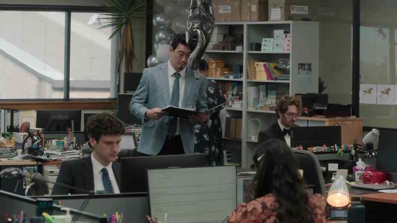 He does it every year. The office bloody loves him