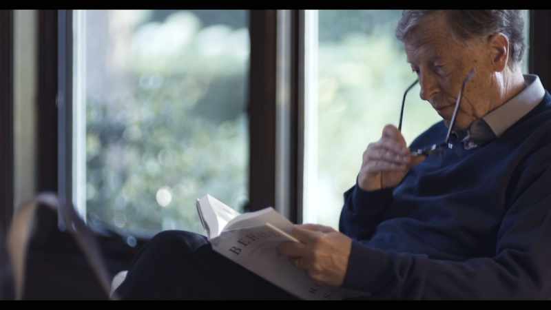 He doesn't read one book about something