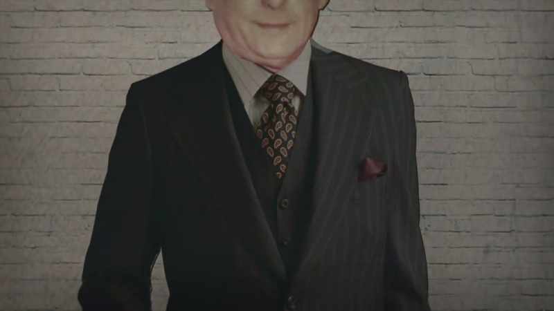 He was dressed to the nines all the time