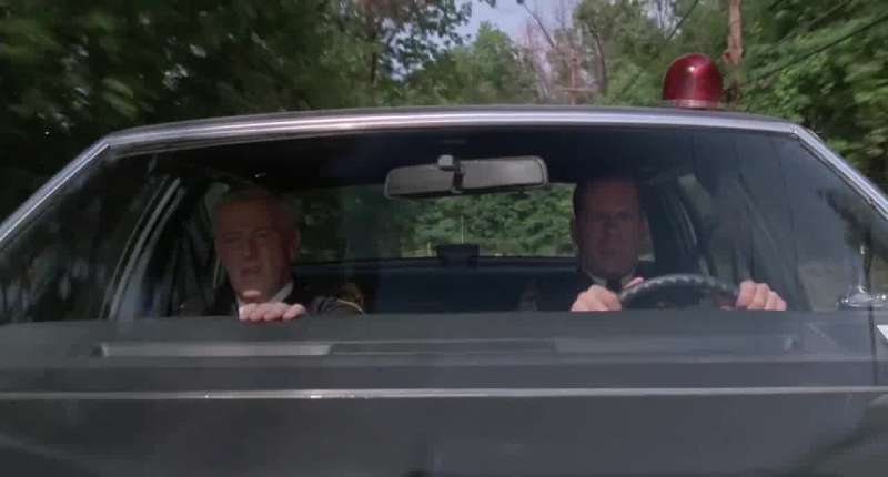 He drives like a cop